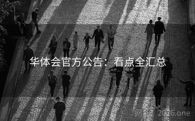 华体会官方公告：看点全汇总