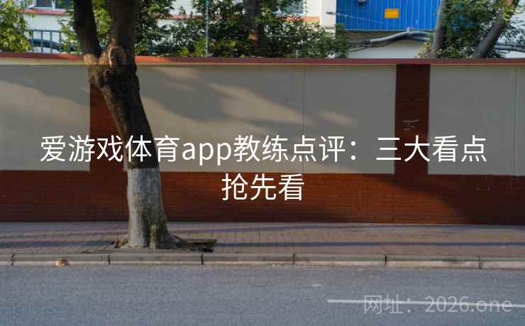 爱游戏体育app教练点评：三大看点抢先看